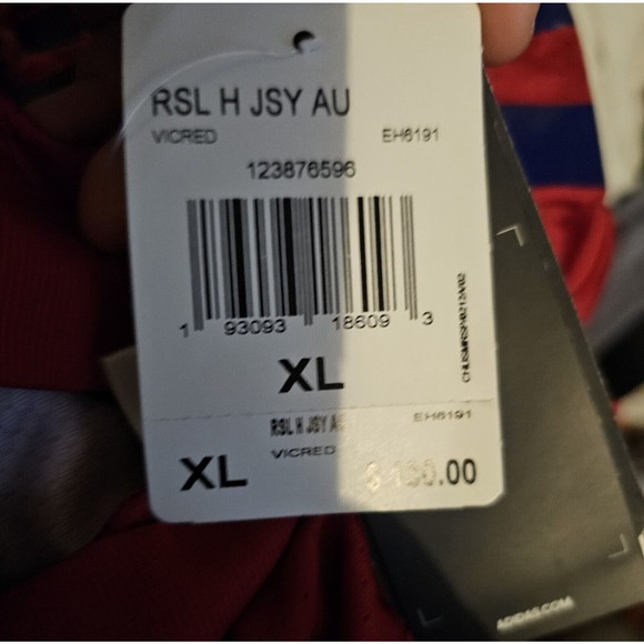 Men's Adidas Authentic Real Salt Lake 20/21 Home Authentic Jersey EH6191 Size XL - Picture 8 of 9